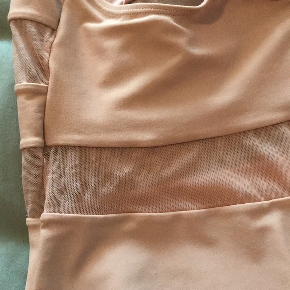 No Shade Nude Colored One Piece Bathing Suit Size S/M - Picture 11 of 11